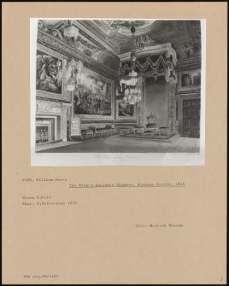 The King's Audience Chamber, Windsor Castle, 1818