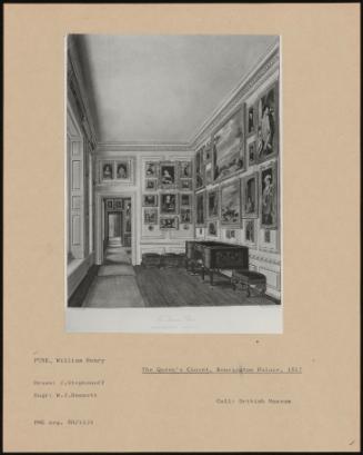 The Queen's Closet, Kensington Palace, 1817