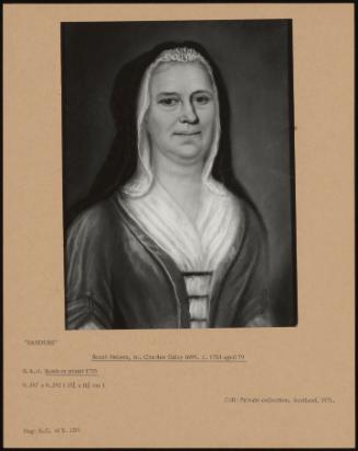 Sarah Nelson, M. Charles Oxley 1698. d. 1753 Aged 79