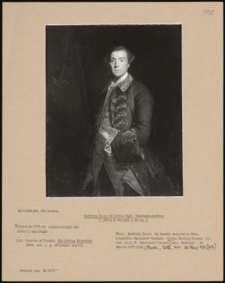 Anthony Eyre Of Grove Hall, Nottinghamshire