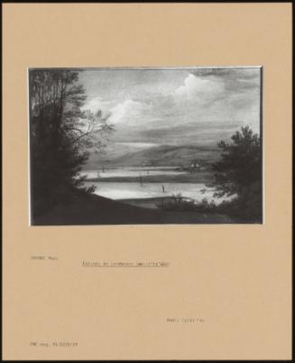 Estuary In Landscape (Unidentified)