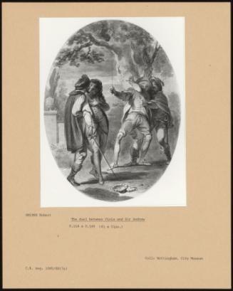 The Duel Between Viola And Sir Andrew