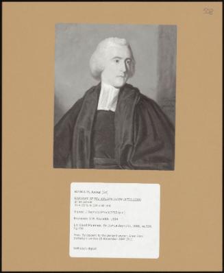 Portrait Of Rev William Digby (1733-1788)