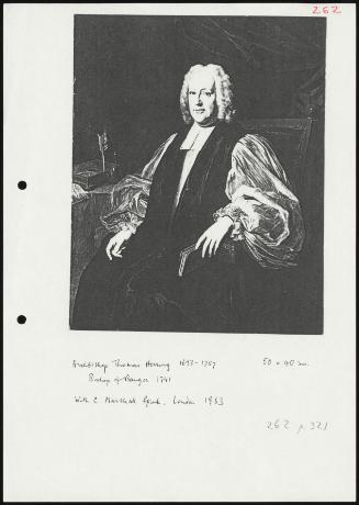 Archbishop Thomas Herring 1693-1757 Bishop Of Bangor 1741