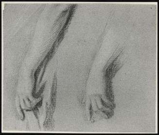 Two Studies of a Lady's Left Forearm and Hand