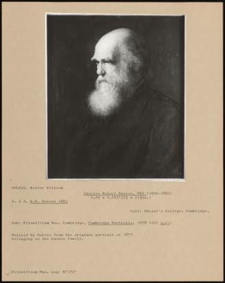 Charles Robert Darwin, Frs (1809-1882)