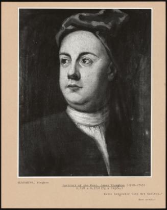 Portrait of the Poet, James Thompson (1700-1745)