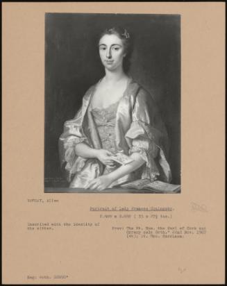 Portrait Of Lady Frances Coningsby.