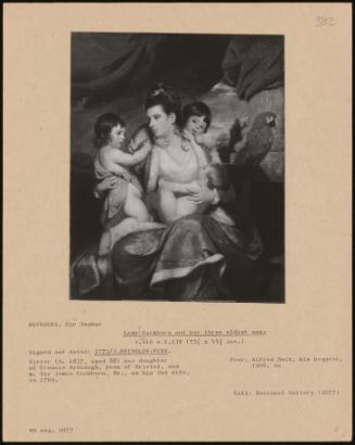 Lady Cockburn and Her Three Eldest Sons