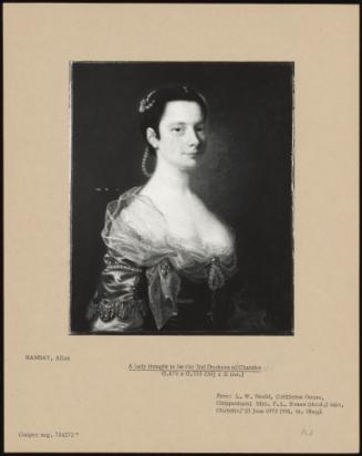 A Lady Thought To Be The 2nd Duchess Of Chandos