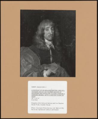A Portrait Of Dr William Denton (1605-91), Younger Son Of Sir Thomas Denton Of Hillesden And Physician To King Charles I; Wearing Brown, With A Greyish Cloak Or Wrap