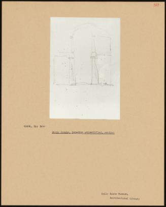 Doric Temple, Location Unidentified, Section