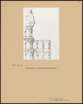 Colosseum, Rome, Partial External Elevation