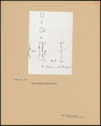 Porta Ercolano, Pompeii, Plan