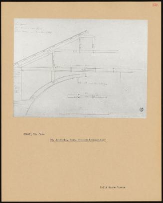 Ss Apostolli, Rome, Section Through Roof