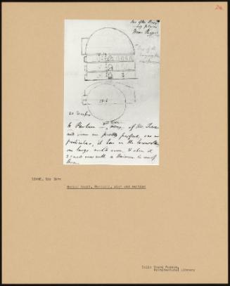 Burial Vault, Pozzuoli, Plan And Section