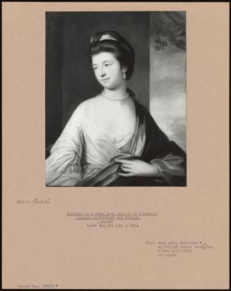 Portrait Of A Young Lady Said To Be Elizabeth Duchess Of Hamilton And Brandon