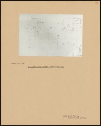 Surgeon's House, Pompeii, Preparatory Plan