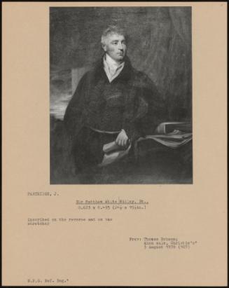 Sir Matthew White Ridley, Bt.,