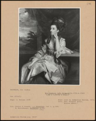 Mrs Bunbury ( Nee Horneck ) (B. 1754-D. 1799)