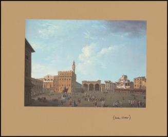 View Of The Piazza Della Signoria, Florence