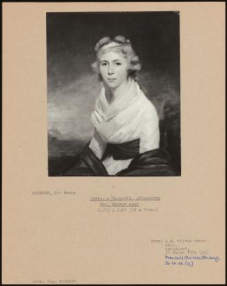 Isabella Campbell, Afterwards Mrs. George Wood