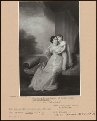 Mrs James O. Lee Harvey Of Castle Semple And Her Daughter
