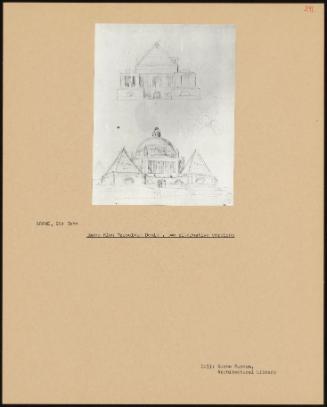 James King Mausoleum Design, Two Alternative Versions