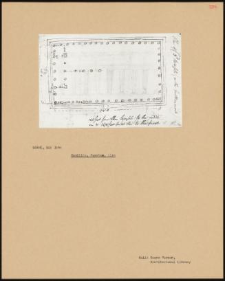 Basilica, Paestum, Plan