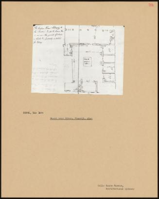 House Near Ordeon, Pompeii, Plan