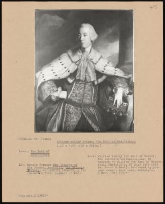 Anthony Ashley Cooper, 4th Earl Of Shaftesbury