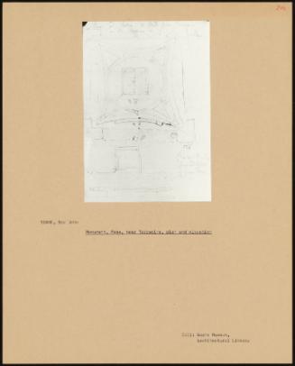 Monument, Mass, Near Terracina, Plan And Elevation