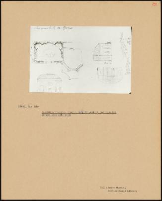 Downhill, Ireland, Preliminary Elevations And Plan For Dining Room Extension