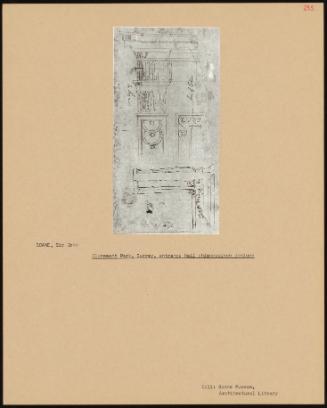 Claremont Park, Surrey, Entrance Hall Chimneypiece Designs