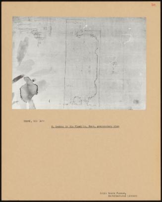 S Andrea In Vie Flaminia, Rome, Preparatory Plan