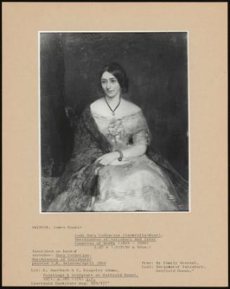 Lady Mary Catherine (Sackville-West), Marchioness Of Salisbury And Later Countess Of Derby ( 1824 - 1900)