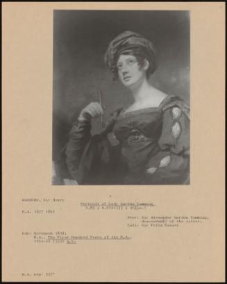 Portrait Of Lady Gordon Cumming