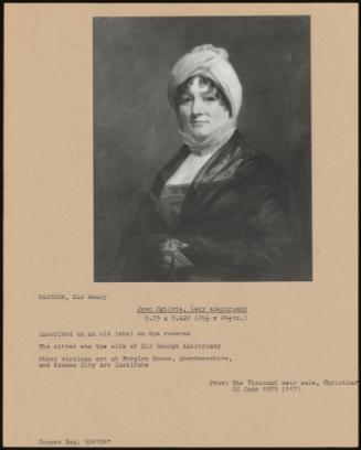 Jean Ogilvie, Lady Abercromby