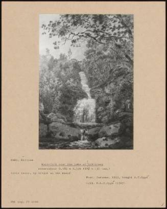 Waterfall Near The Lake Of Killarney
