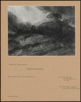 A Sketch Of Hilly Landscape