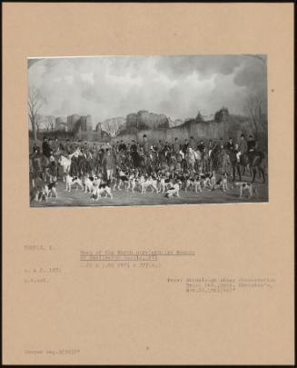 Meet Of The North Warwickshire Hounds At Kenilworth Castle, 1871
