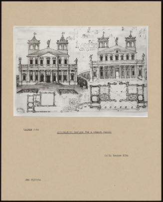 Alternative Designs For A Church Facade