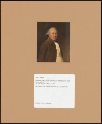 Portrait Of Joseph Wright Of Derby (1734-1797)