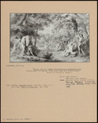 Diana And Her Nymphs Bathing In A Woodland Pool
