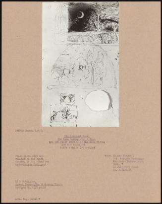 The Crescent Moon; The Moon Rising Over A Wood And Two Other Studies Of The Moon Rising