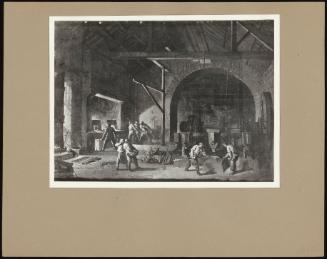 An Interior Of An Iron Foundry