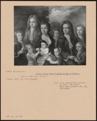Family Group : Lord Suffield, His Wife & Children