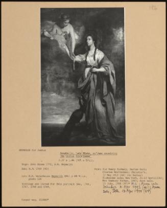 Annabella, Lady Blake, As 'juno Receiving The Cestus From Venus'