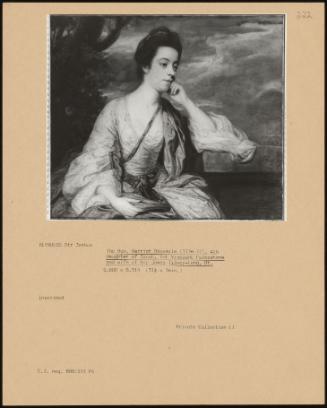 The Hon. Harriot Bouverie (1736-77), 4th Daughter Of Jacob, 1st Viscount Folkestone And Wife Of Sir James Tilney-Long, Bt.