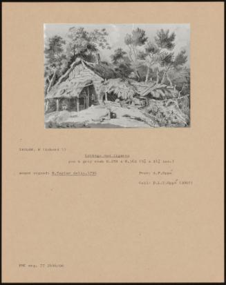 Cottage And Figures